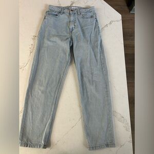 Zara Women's Light Blue Straight Leg Jeans